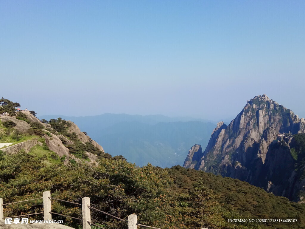 山巅海景 自然风光秀丽