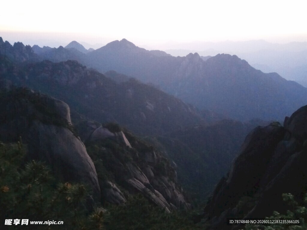壮丽山景 层峦叠嶂