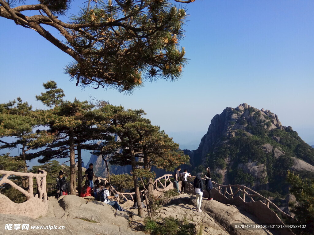 黄山美景 松与山的壮丽画卷