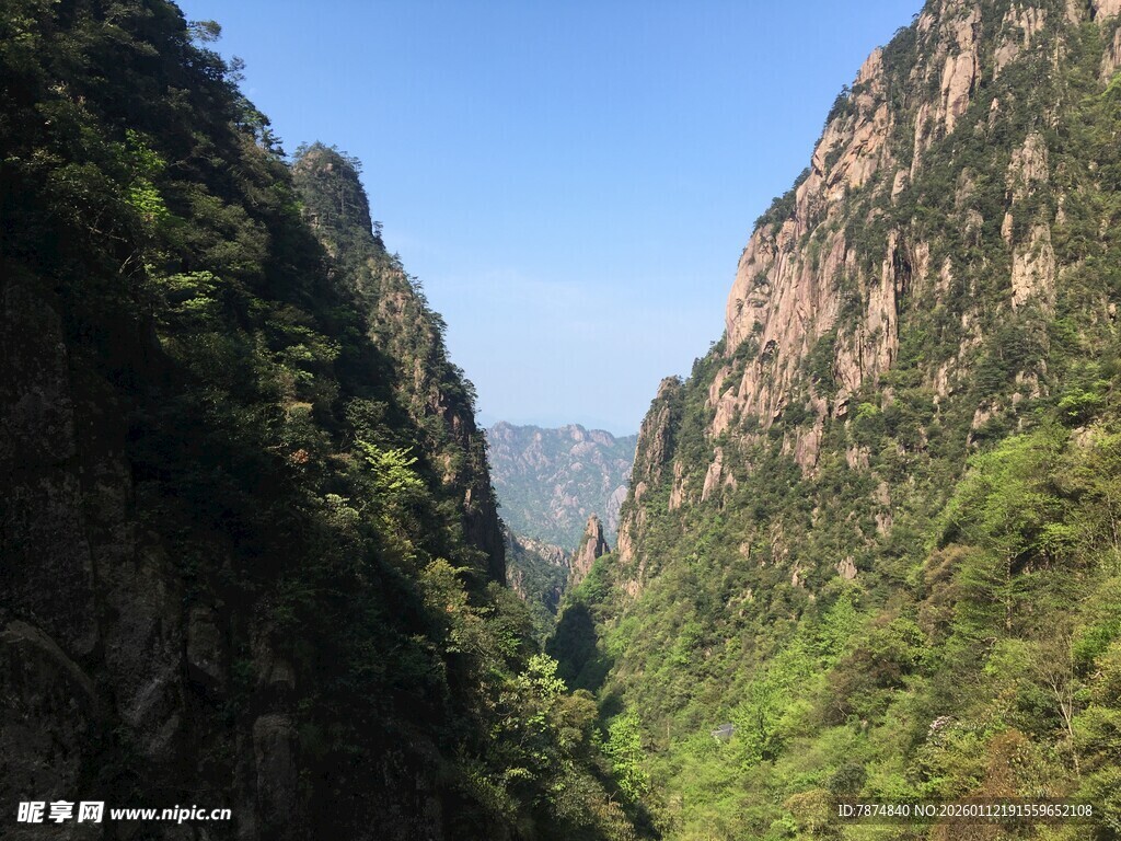 壮丽山景峡谷风光