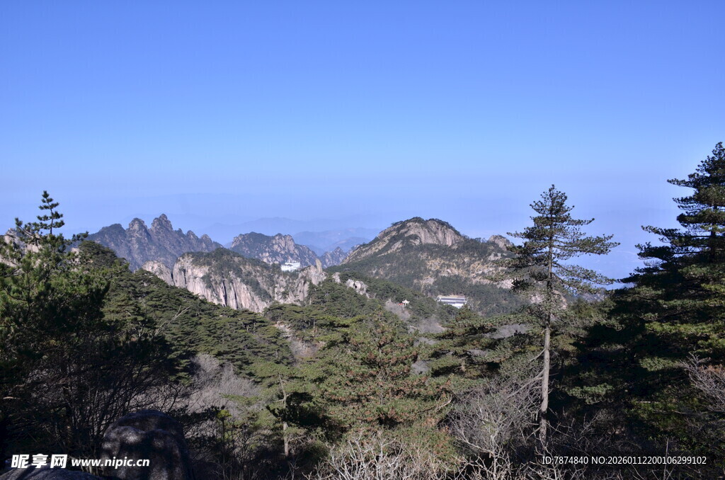 山景自然风光远眺