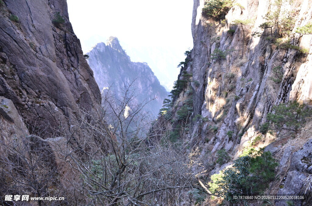 壮丽山景峡谷风光