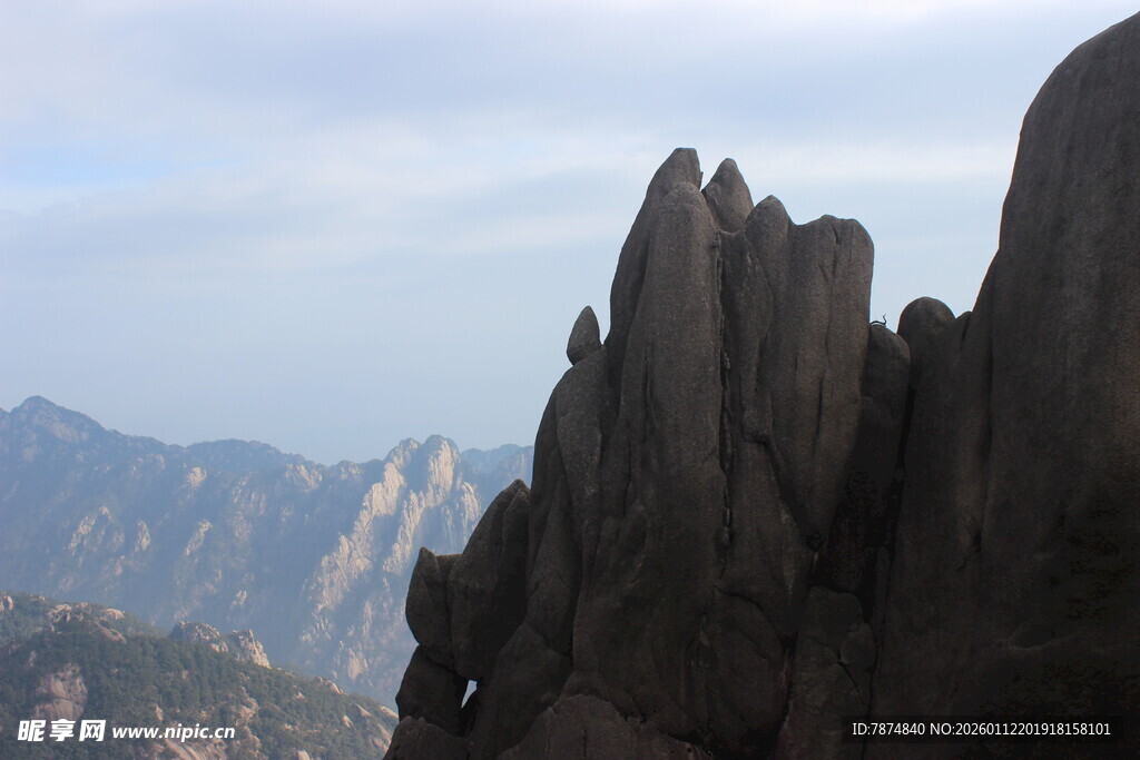 黄山奇峰景观