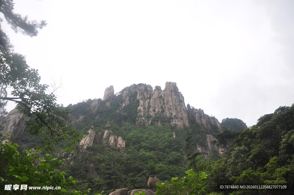 秀丽山峦 绿意盎然的景致