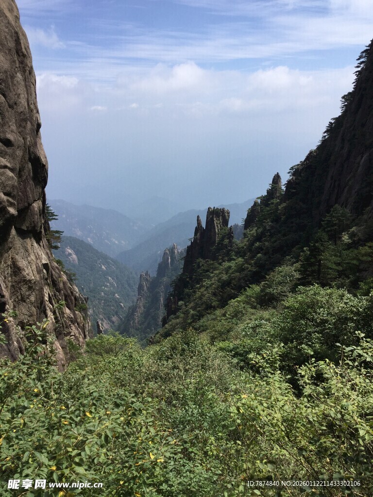 壮丽山景绿意盎然