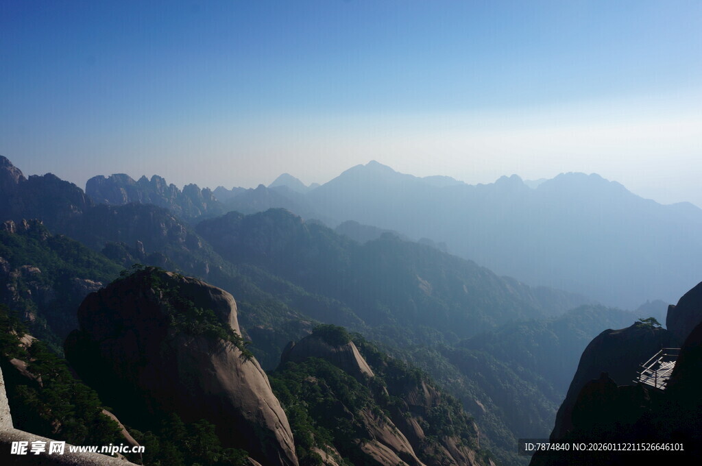 壮丽山景 层峦叠嶂