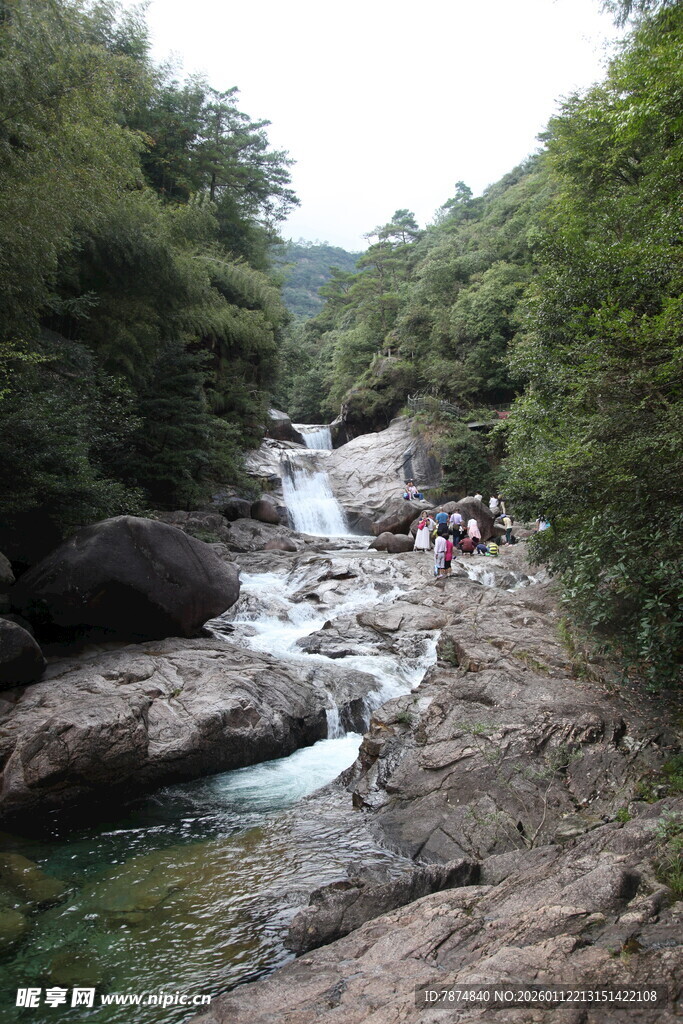山间溪流 自然野趣之景