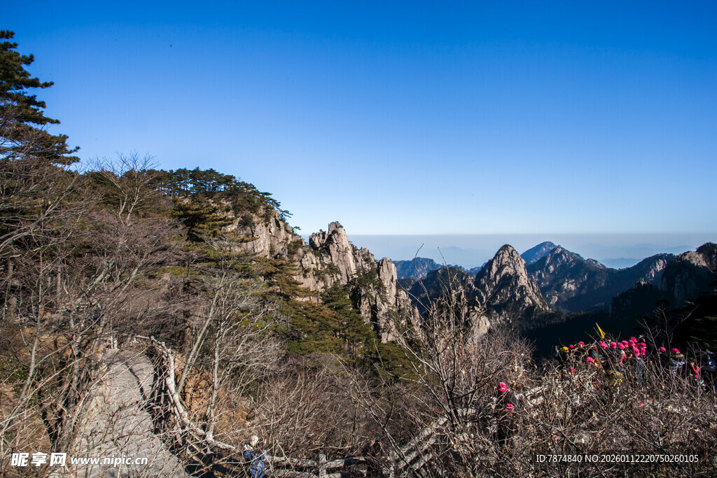 壮美黄山风光景色