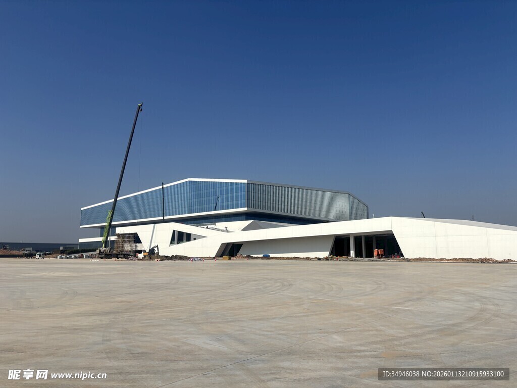 现代风格机场建筑外观