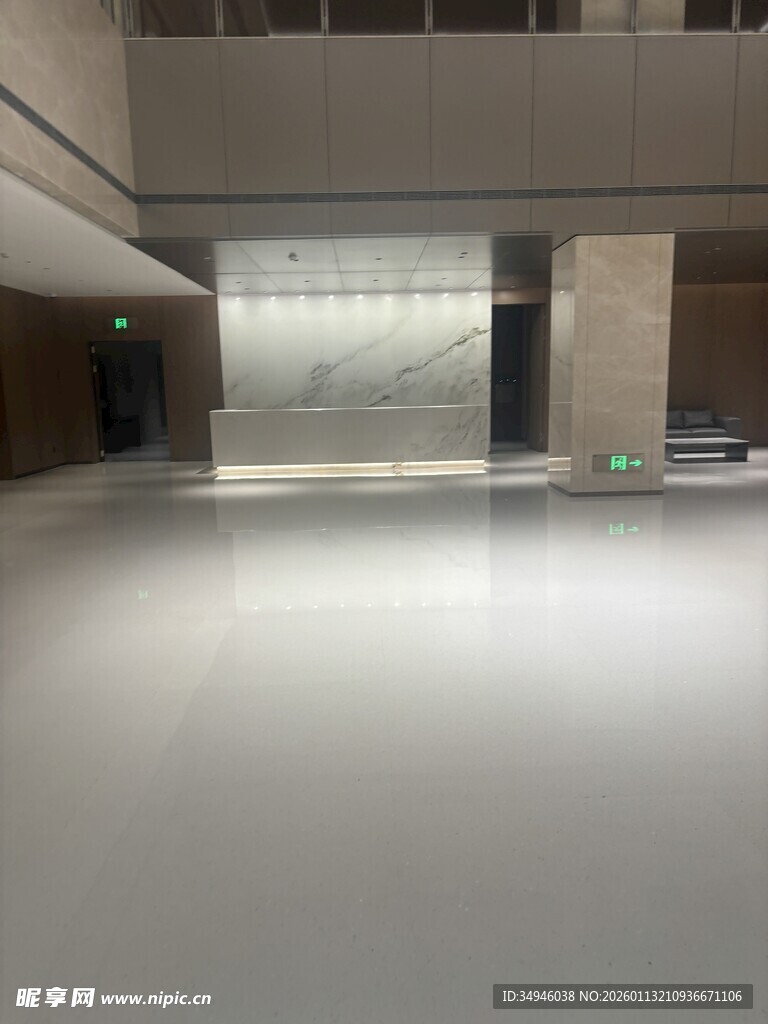 空旷室内空间场景展示