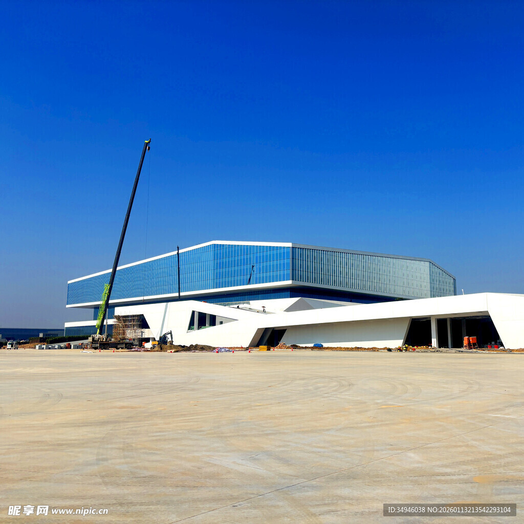 现代风格机场建筑外观