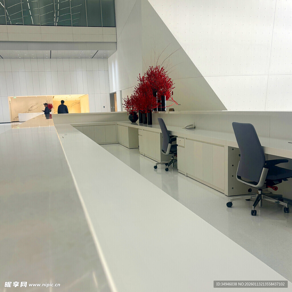 现代简约办公室一角