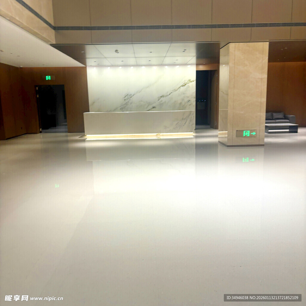 现代宽敞大厅室内空间