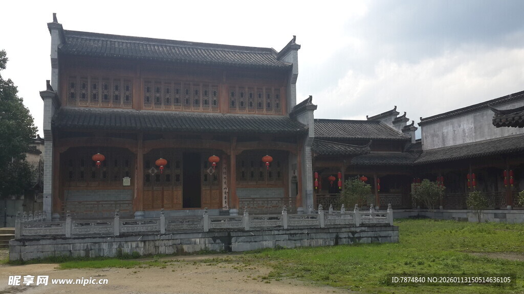 中式古建筑 古朴典雅韵味浓