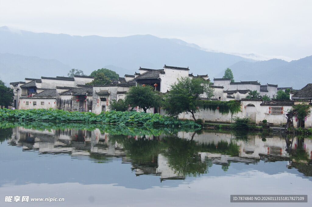 水墨江南水乡美景