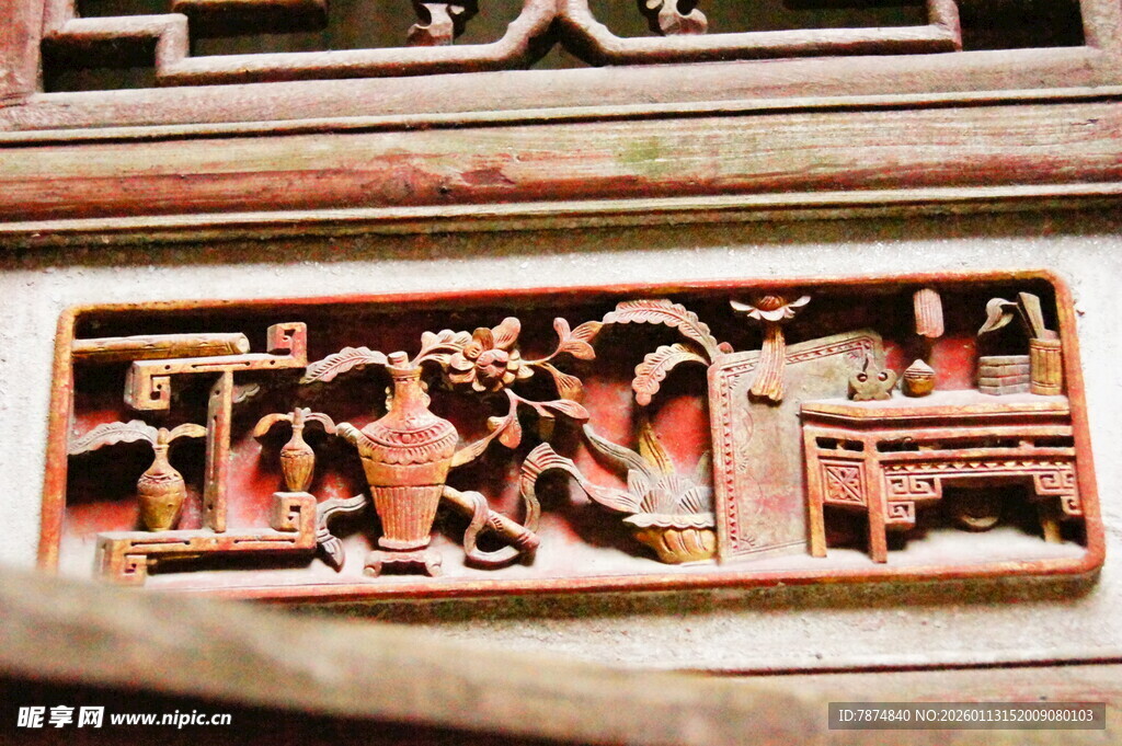 中式木雕装饰 精美图案