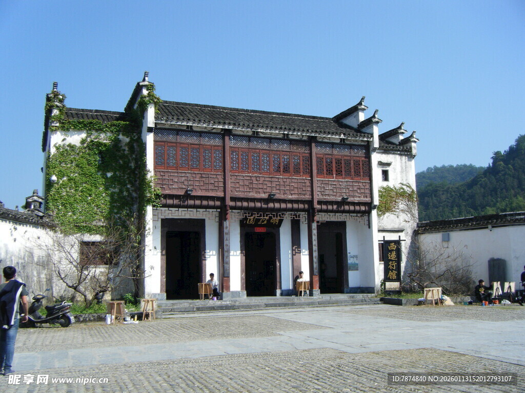 古朴徽派建筑