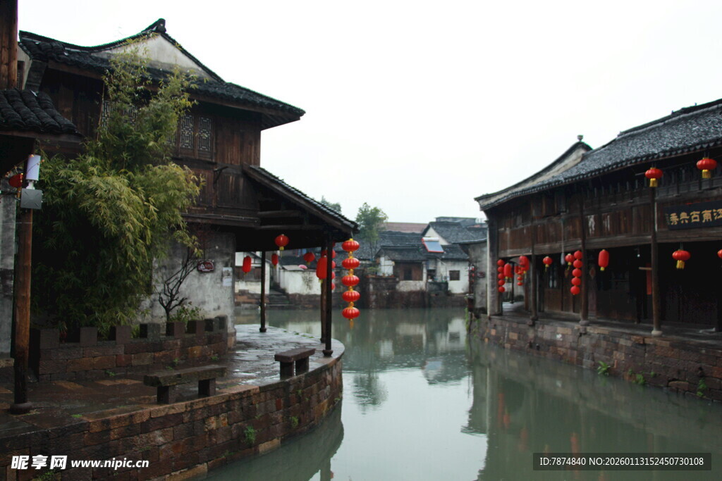 江南水乡古建筑风景