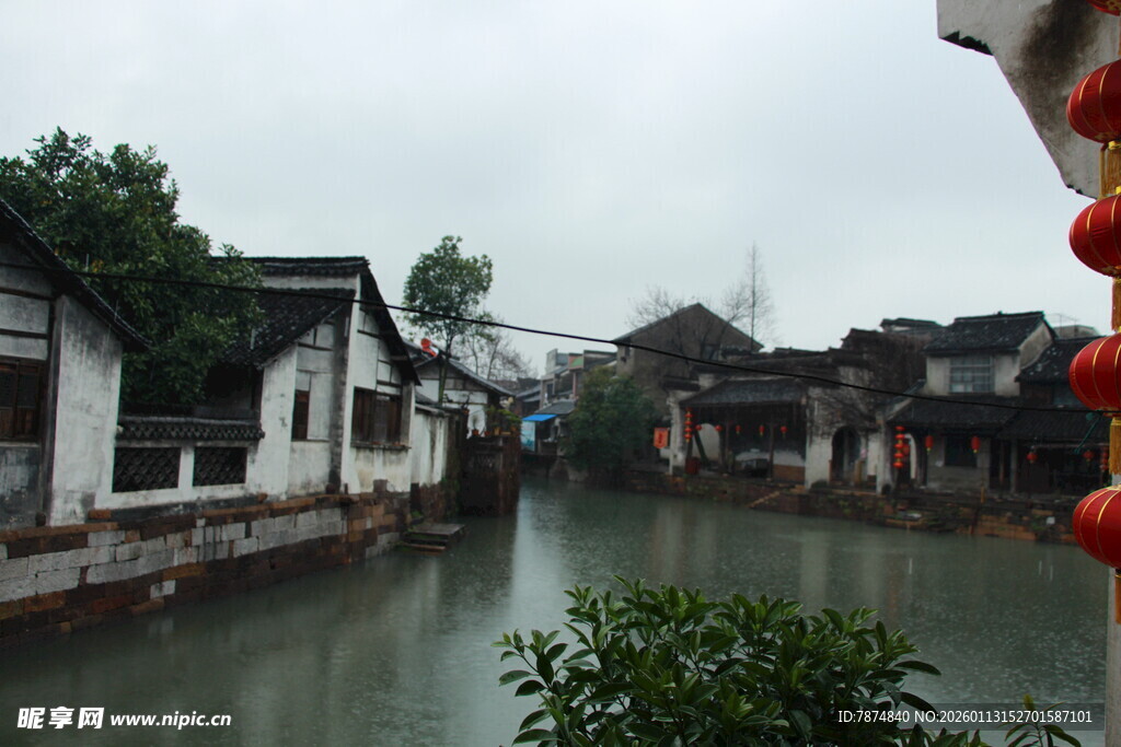 江南水乡古巷风景