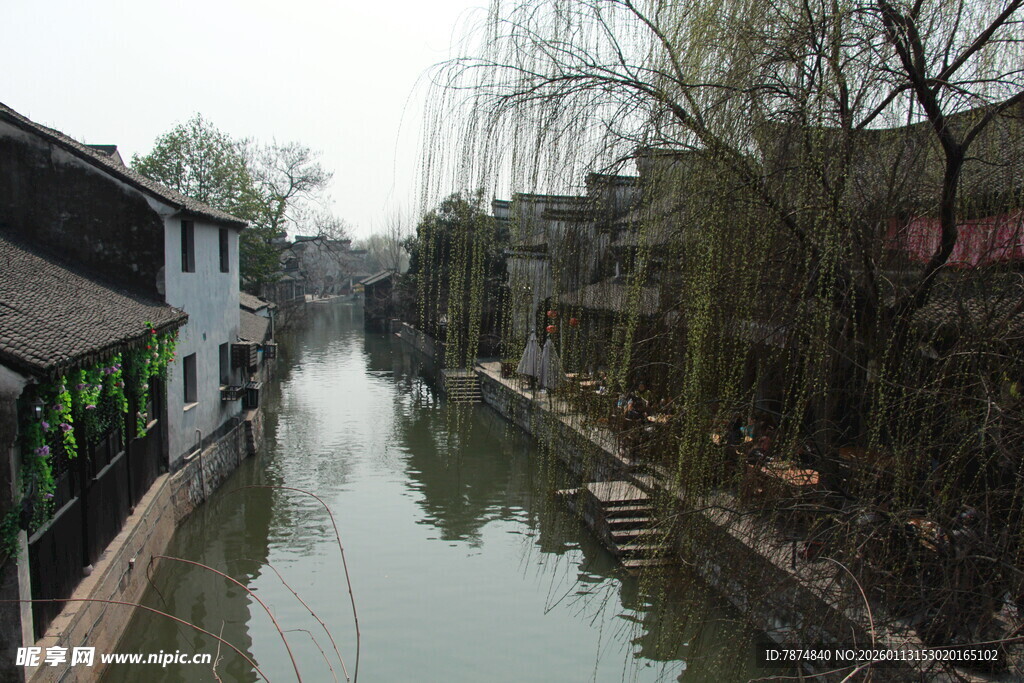 江南水乡古河道美景