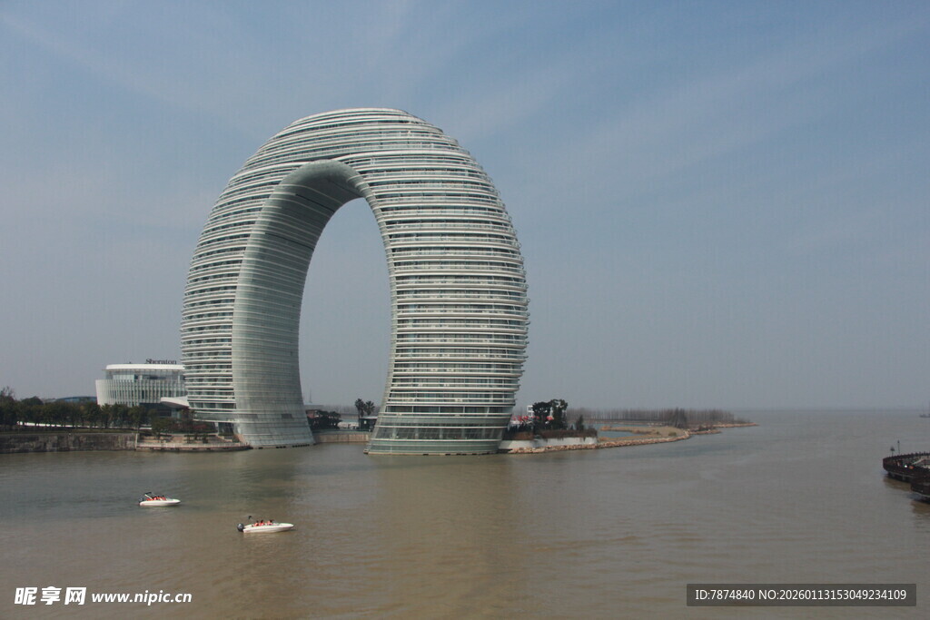 湖州月亮酒店独特外观