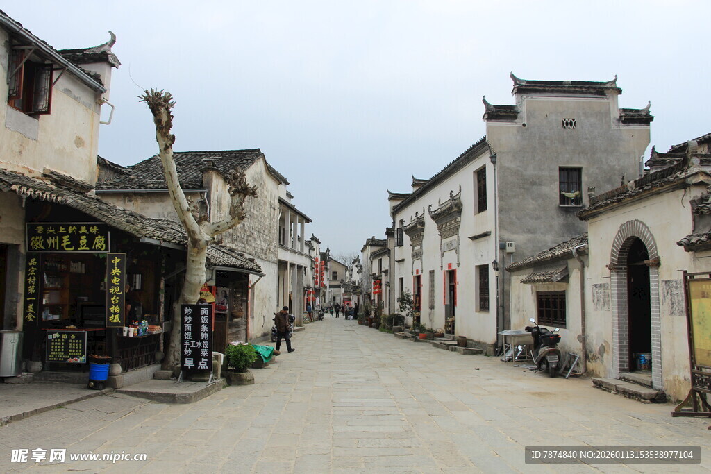 古色古香的江南小巷