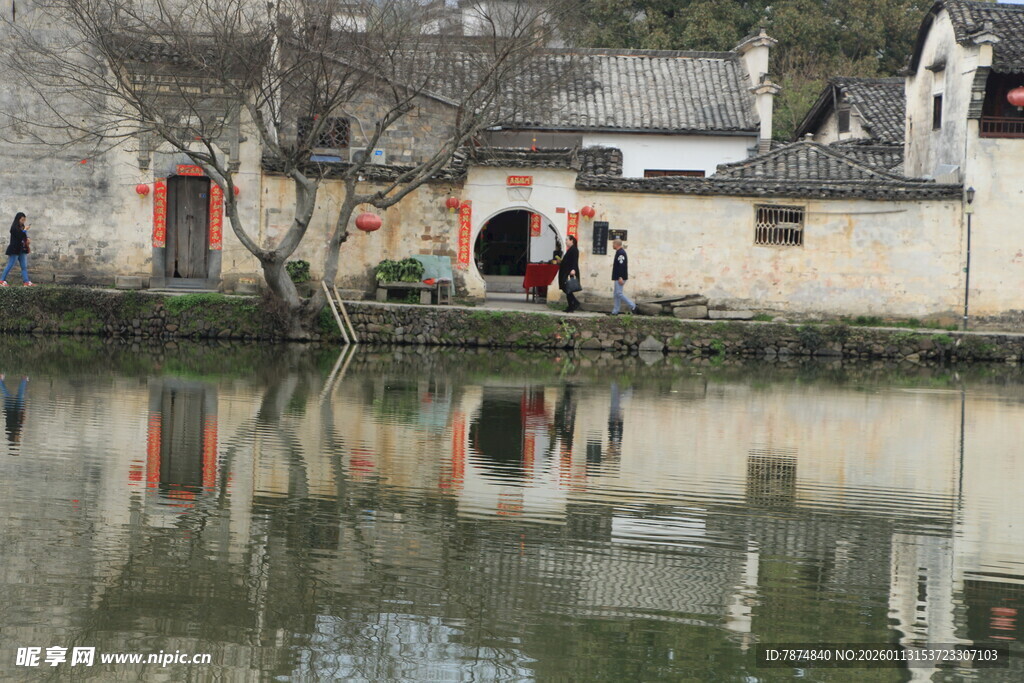 江南水乡古朴村落景致