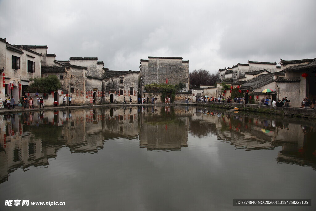 江南水乡古村落宁静景致