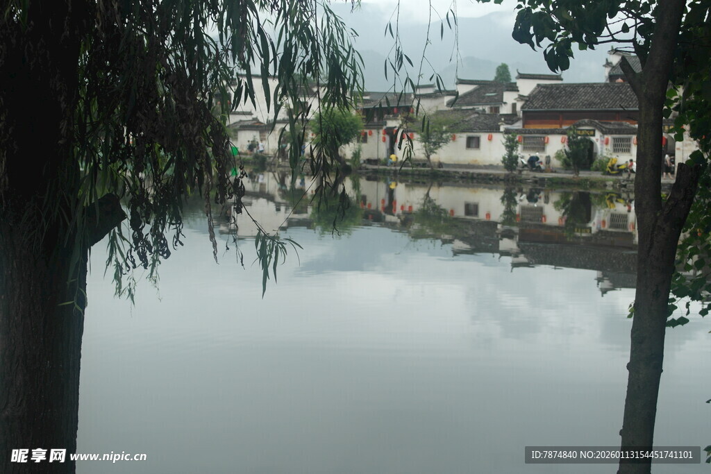 江南水乡静谧水景