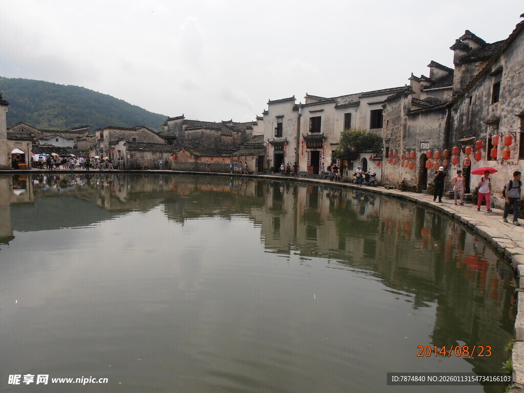 江南水乡临水古建筑景观