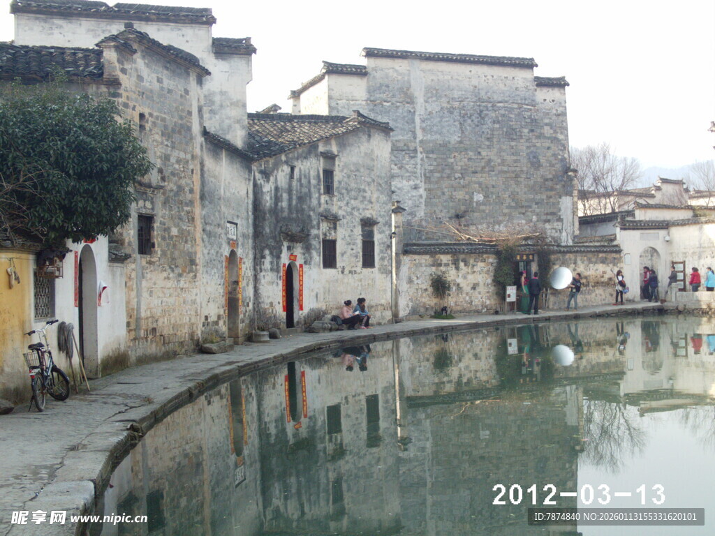 江南水乡古村落风景