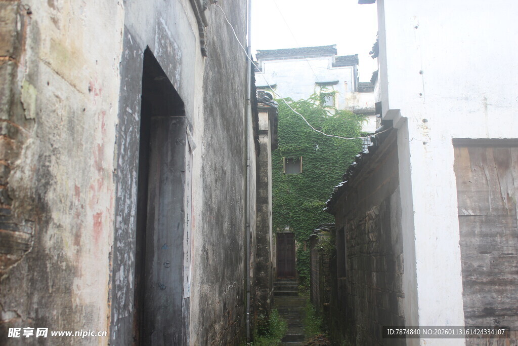 古老小巷 岁月斑驳的痕迹