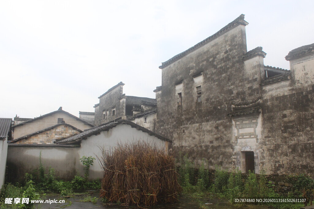 古老徽派建筑 尽显岁月韵味