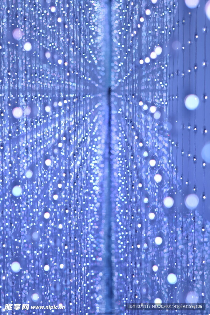 梦幻蓝色粒子背景图案