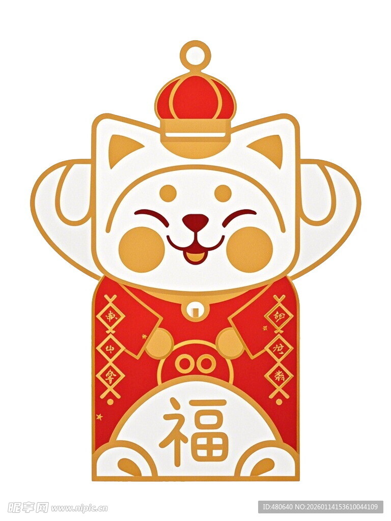 福运萌猫贺岁