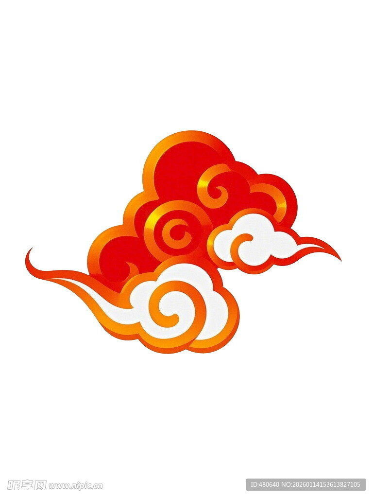 中式祥云图案设计元素