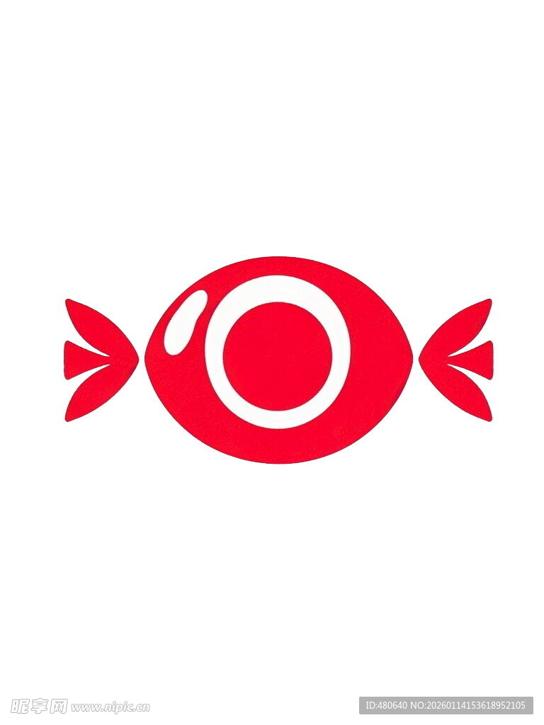 红色糖果图标设计