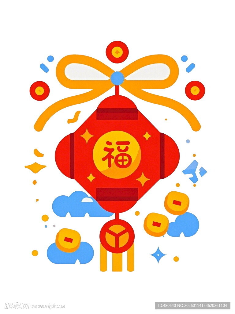 福字挂饰喜庆吉祥氛围