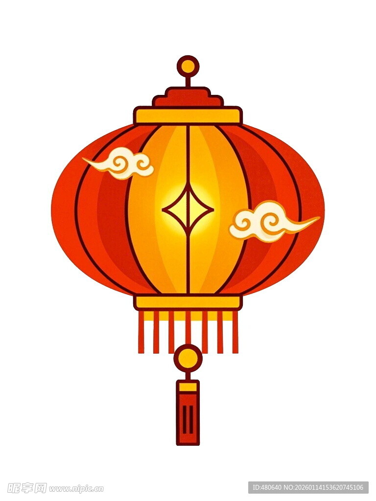 传统中式红灯笼图案