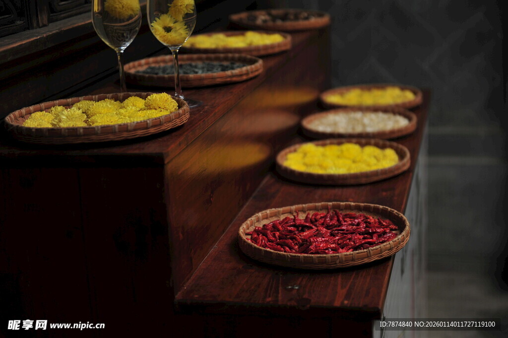 多样美味馅饼陈列展示