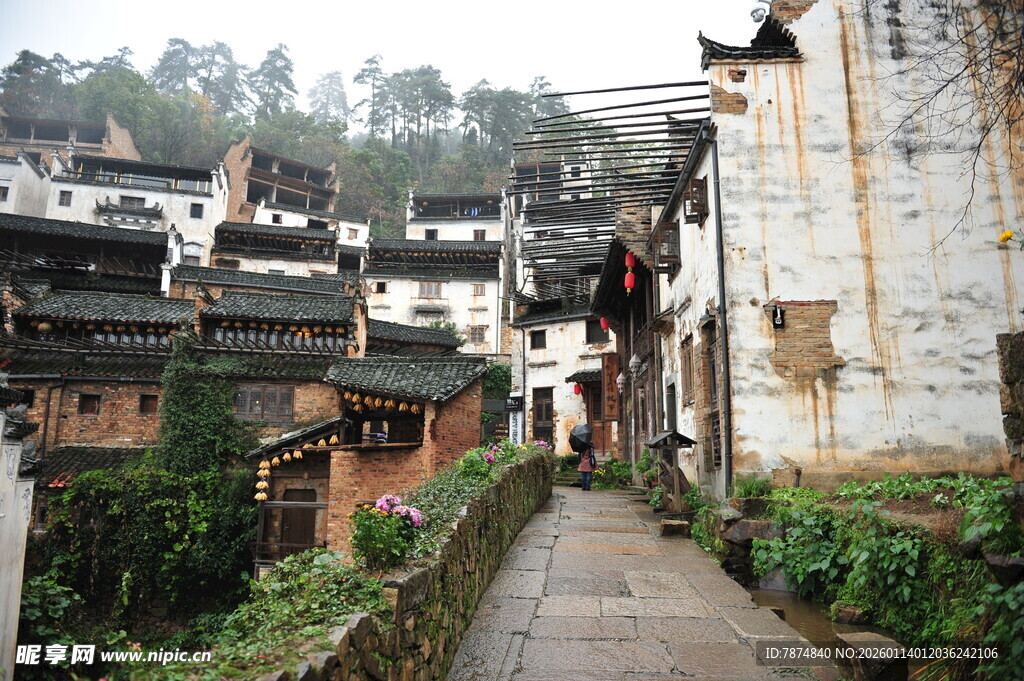 古村落小巷景致