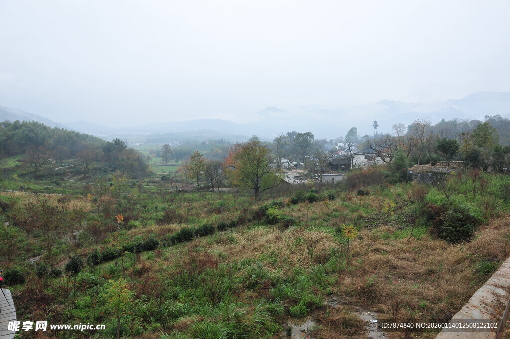 乡村田野风光景色
