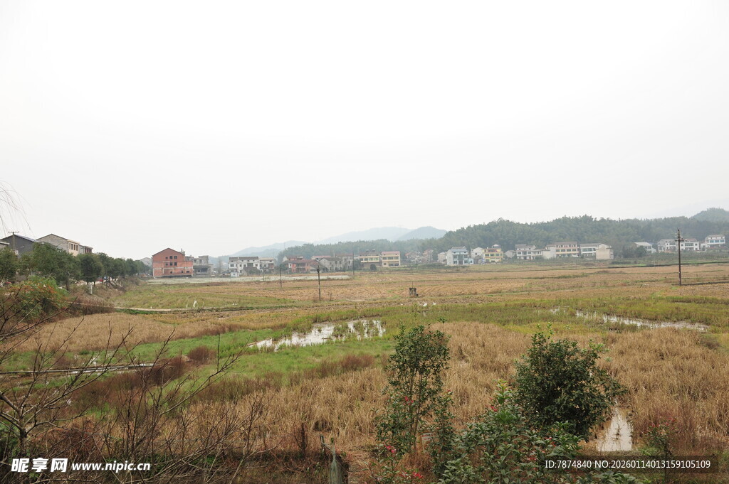 乡村田野风光景色