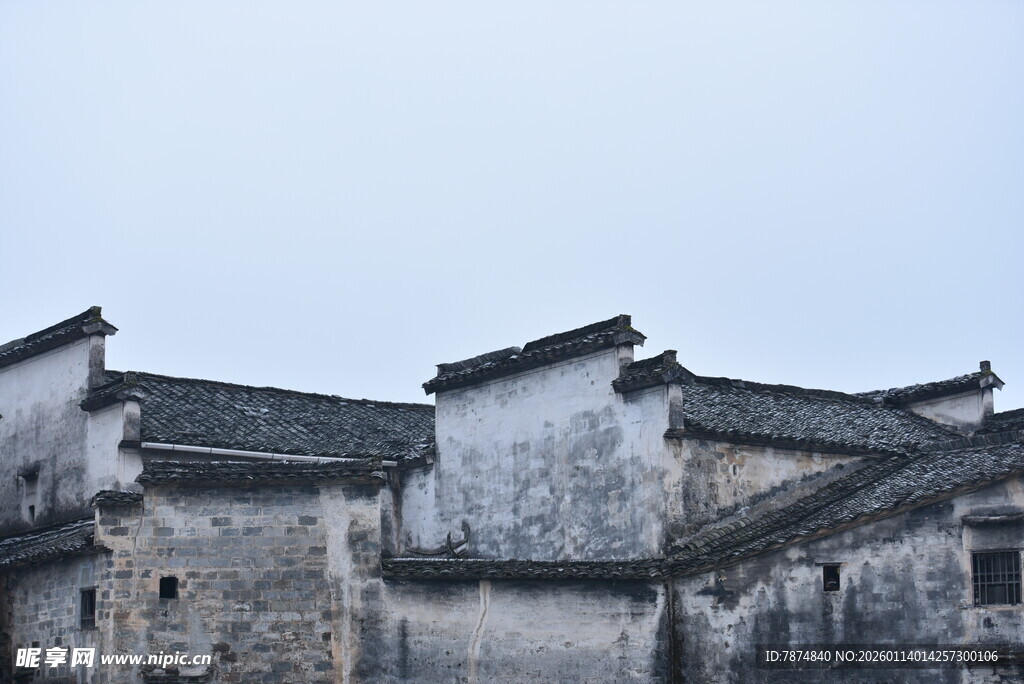 古朴徽派建筑风貌