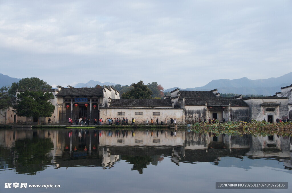 江南水乡古村宁静景致