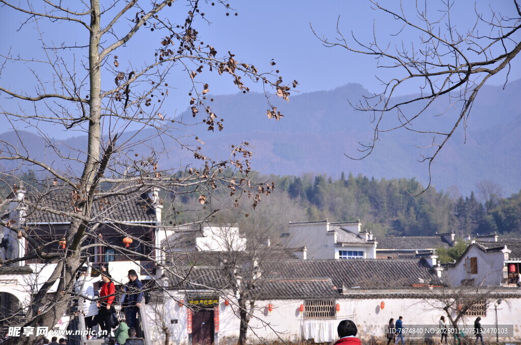 古村落冬日景象