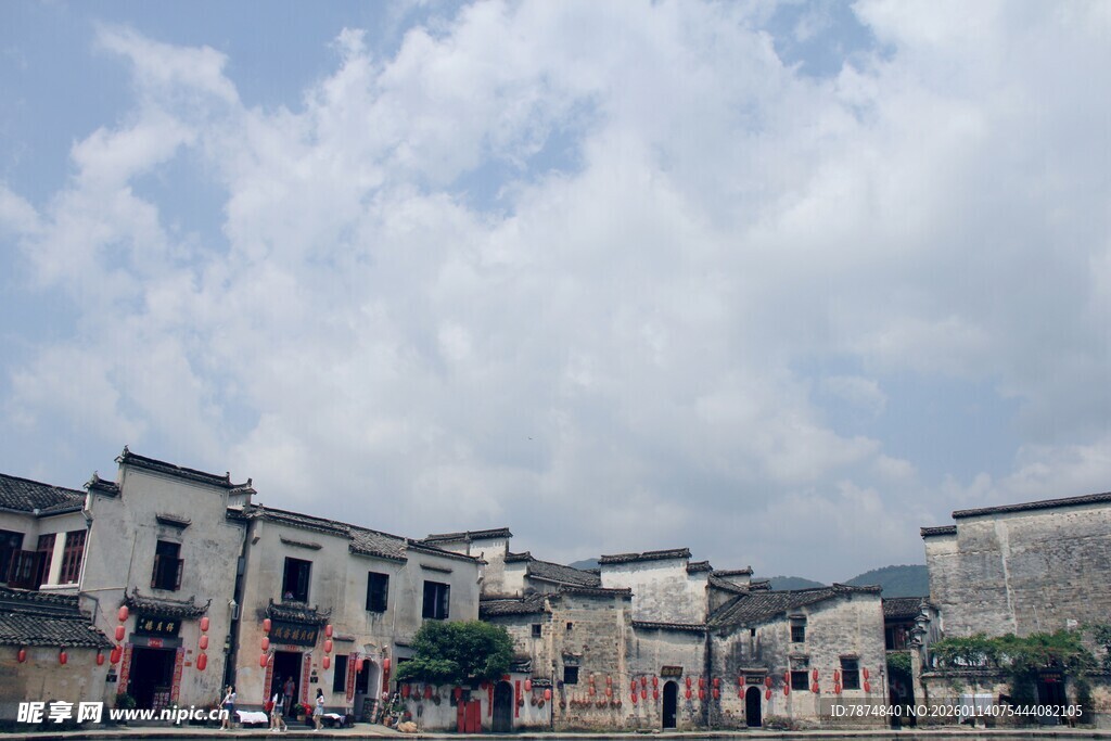 江南风格建筑群