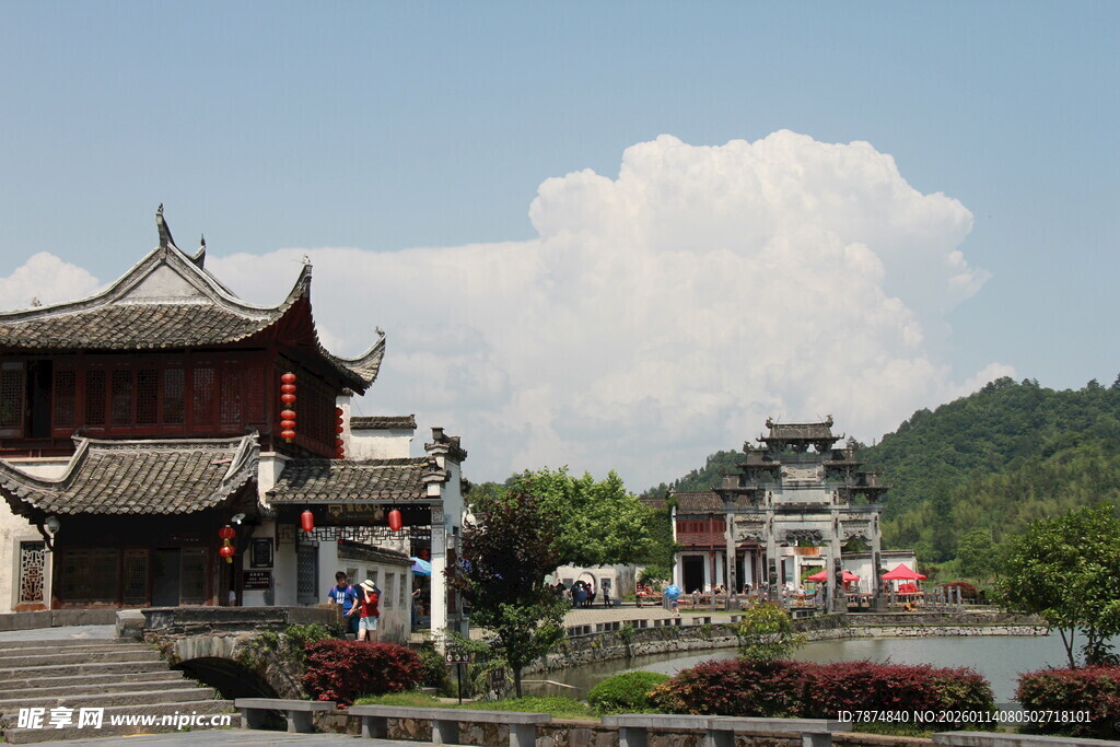 中式古建筑风景