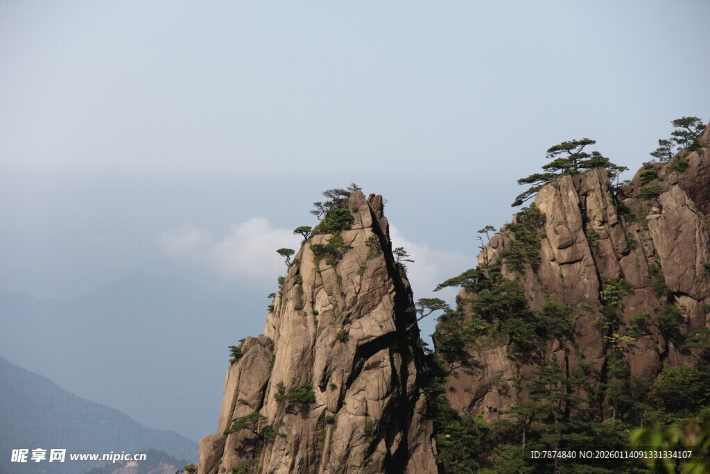 黄山奇峰景观