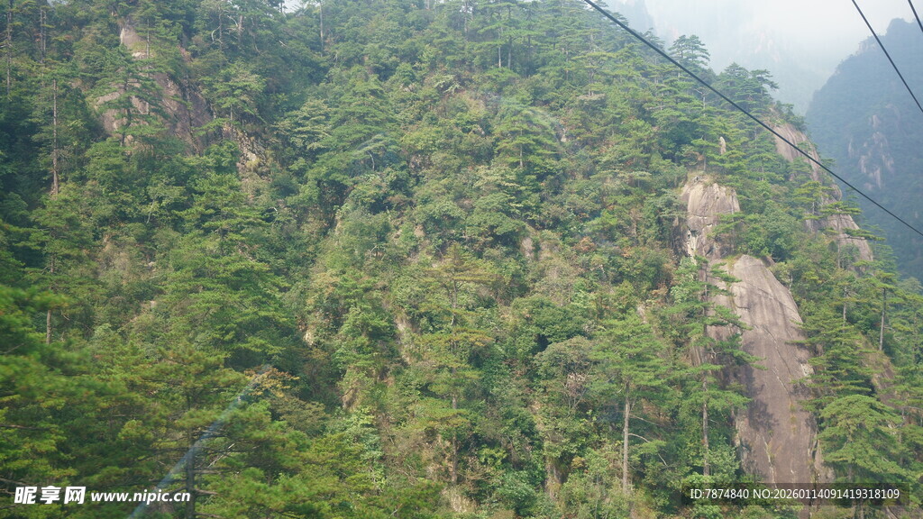 翠绿山峦 自然的绿意画卷